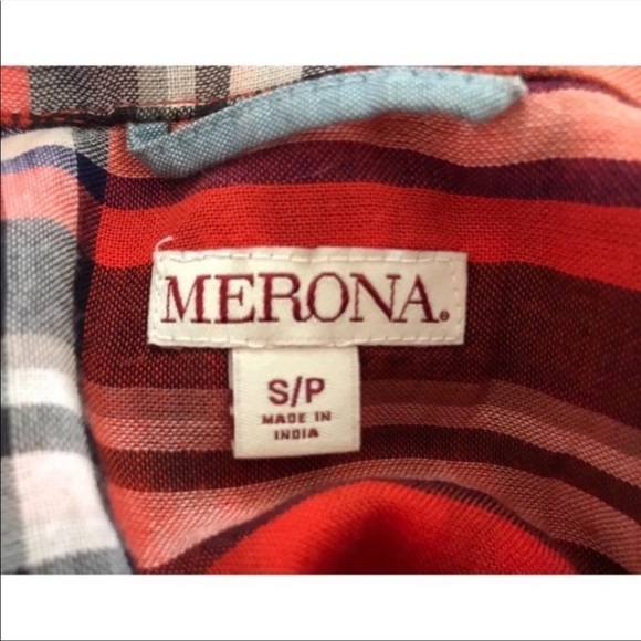 𝅺MERONA Plaid Button Front Shirt - Picture 6 of 7